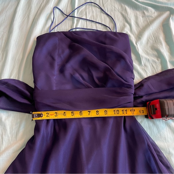 Backless Formal Dress with Spaghetti Straps and Crossback String - Picture 10 of 15